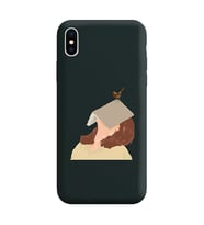 Siyah Lansman Telefon Kılıfı Iphone X