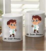 Kişiye Özel Doktor Kupa Bardak