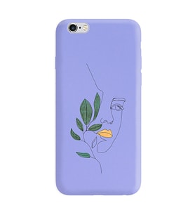 Lila Lansman Telefon Kılıfı Iphone 6