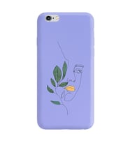 Lila Lansman Telefon Kılıfı Iphone 6
