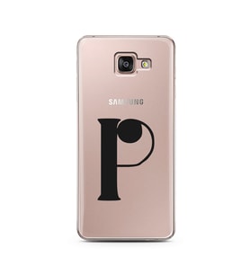 Samsung A7 (2016) Harf Tasarımlı Telefon Kılıfı P-Harfi 