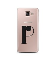 Samsung A7 (2016) Harf Tasarımlı Telefon Kılıfı P-Harfi 