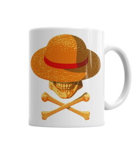 One Piece Skull Kupa Bardak Porselen