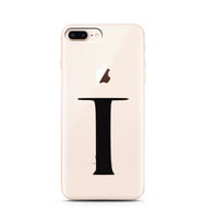 Iphone 8 Plus Harf Tasarımlı Telefon Kılıfı T-Harfi 