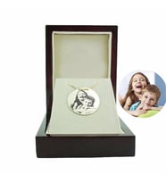 Gravür Plaka Kolye 3,50 Gram 14 Ayar Sarı Altın