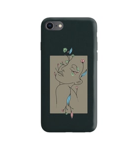 Siyah Lansman Telefon Kılıfı Iphone 8