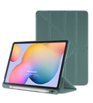 Microsonic Samsung Galaxy Tab S6 Lite 10.4" P610 Kılıf Origami Pencil Koyu Yeşil