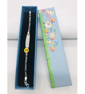 Gümüş İsimlikli  Bebek Çocuk Künyesi