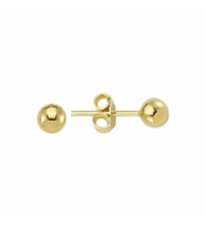 Küpe Top Sarı 0,75 Gram 14 Ayar Altın