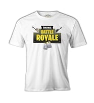 Fortnite - Battle Royale Beyaz Erkek Tshirt