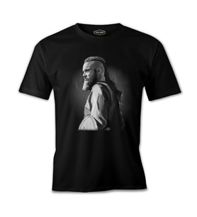 Vikings - Ragnar Siyah Erkek Tshirt