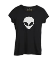 Alien Siyah Bayan Tshirt