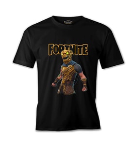 Fortnite - Battle Hound Siyah Erkek Tshirt