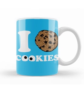Cookie Monster  Kurabiyeleri Severim Kurabiye Canavarı Kupa