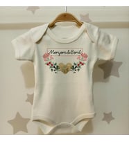 Anneler Gününe Özel İsimli Çıtçıtlı Bebek Body B21