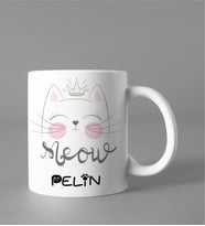 Kişiye Özel Kedi ( Meow ) Kupası