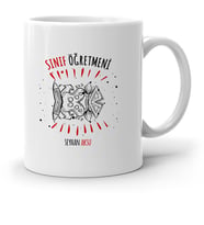 BK Gift Kişiye Özel Sınıf Öğretmeni Beyaz Kupa Bardak  7