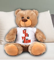 Kişiye Özel Se Vi Yo Rum Temalı Peluş Ayıcık 40 Cm 81953