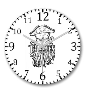 Davy Jones Authentic Duvar Saati Bombeli Gercek Cam