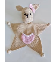 Amigurumi Uyku Arkadaşı Ayı Mini (Krem)
