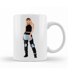 Lisa BlackPink Kupa Bardak Porselen