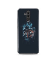 Uzay Boşluğu Tasarım Süper Şeffaf Silikon Telefon Kılıfı Huawei Mate 20 Lite 