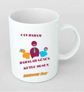 Babalar Günü İçin Hediye Kupa Bardak Kişiye Özel Hediye RB3