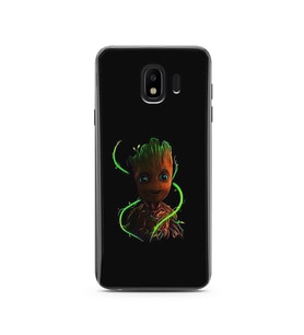 Baby Groot Tasarım Süper Şeffaf Silikon Telefon Kılıfı Samsung J4 (2018)