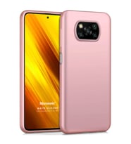 Microsonic Matte Silicone Xiaomi Poco X3 NFC Kılıf Rose Gold