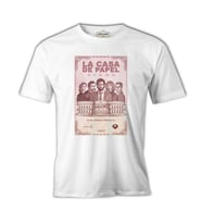 La Casa De Papel - Perfecto Beyaz Erkek Tshirt