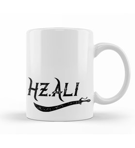 Hz Ali Alevi  Zülfikar  Kupa Bardak Porselen