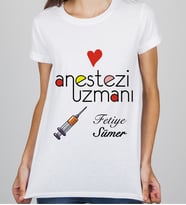 Kişiye Özel Anestezi Uzmanı Tişörtü