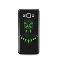 Black Panter Tasarım Süper Şeffaf Silikon Telefon Kılıfı Samsung J2 Prime
