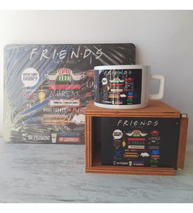 Friends Dizisi Özel Tasarım Kutulu Kupa Ve Kendin Yap Fotoğraf Albümü Seti