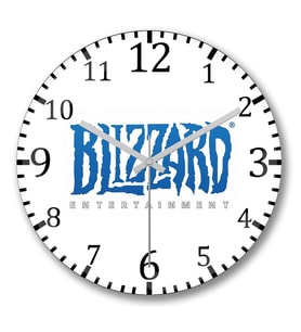 Blizzard Duvar Saati Bombeli Gercek Cam