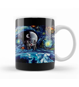 Star Wars Van Gogh Never Saw Kupa Bardak Porselen