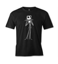 Jack Skellington - The Nightmare Siyah Erkek Tshirt