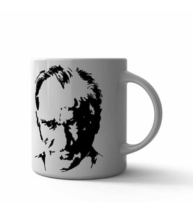 Atatürk Silüet Kupa (Çok Renkli)