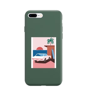 Koyu Yeşil Lansman Kılıf iPhone 8 Plus