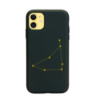 Oğlak Burcu (Capricornio) Yıldız Haritası Tasarımlı Kılıf iPhone 11 