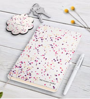 BK Gift Kişiye Özel İsimli Beyaz Defter Kalem Ve Anahtarlık Hediye Seti-20 (Model 1)