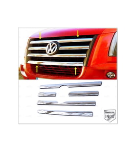 VW Crafter Krom Ön Panjur 5 prç. 2006-2012 arası P.ÇELİK