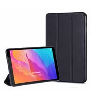 Microsonic Huawei MatePad T8 8'' Kılıf Slim Translucent Back Smart Cover Siyah