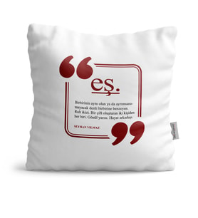 BK Gift Kişiye Özel Eş Dekoratif Yastık  3