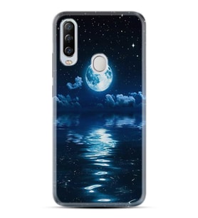 Kılıfland General Mobile GM 20 Pro Kılıf Silikon Resimli Kapak Night Moon Stok 1133