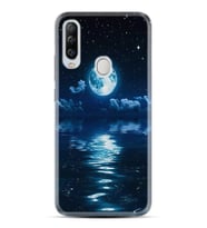 Kılıfland General Mobile GM 20 Pro Kılıf Silikon Resimli Kapak Night Moon Stok 1133