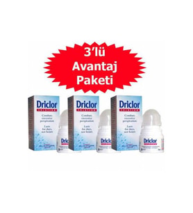 Driclor Roll On 20 Ml Parfüm 3 Lü Paket