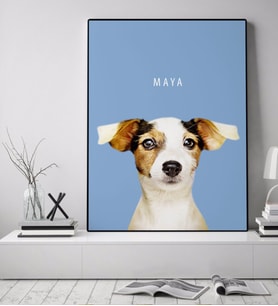 BK Gift Kişiye Özel Evcil Dost Kanvas Tablo 70x100cm-1