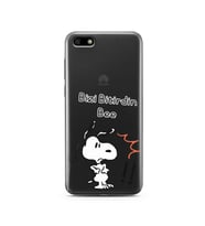 Snoopy Tasarımlı Süper Şeffaf Silikon Telefon Kılıfı Huawei Y5 2018