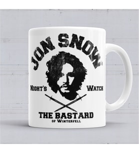 Jon Snow Night Watch Kupa Bardak Porselen